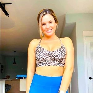 Zyia leopard brilliant mesh bra